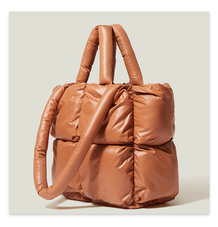 Roma Bolsa Puffer Acolchoada