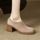 Barcelona Sapato Feminino Camurça Salto Alto e Zíper