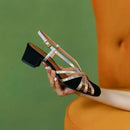 Phuket Sandália Feminina De Camurça Com Salto Quadrado