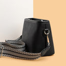 Tunes Bolsa de Ombro de Couro