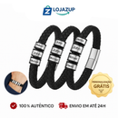 Pulseira Masculina de couro Personalizável | Oferta Especial 50% OFF + Frete Grátis!