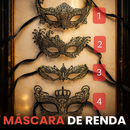 Máscara Sexy Veneziana Preta – Escolha o Seu Estilo