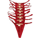 Calcinha Pingente Sexy Strass