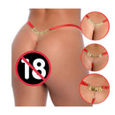 Calcinha Pingente Sexy Strass