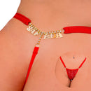 Calcinha Pingente Sexy Strass