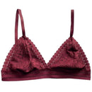 Kit 3 Sutiã De Renda Sem Bojo